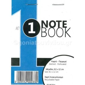 ΜΠΛΟΚ Nο 1 ΡΑΦΤΟ ΠΕΡΦΟΡΕ 8,1x11,8cm