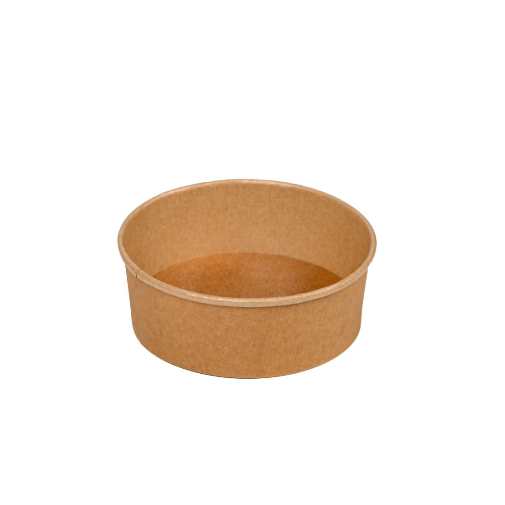ΜΠΩΛ KRAFT ΣΤΡΟΓΓΥΛΟ 550ml (D14,5x5cm) 50τεμ