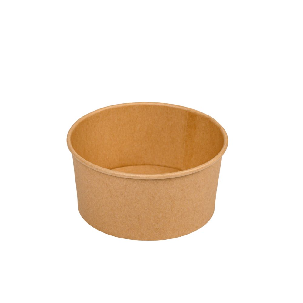 ΜΠΩΛ KRAFT ΣΤΡΟΓΓΥΛΟ 750ml (D14,5x7cm) 50τεμ