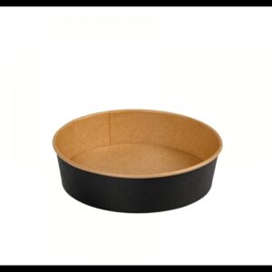 ΜΠΩΛ ΜΑΥΡΟ ΣΤΡΟΓΓΥΛΟ 1000ml-32oz (D18,7x5cm) 50τεμ