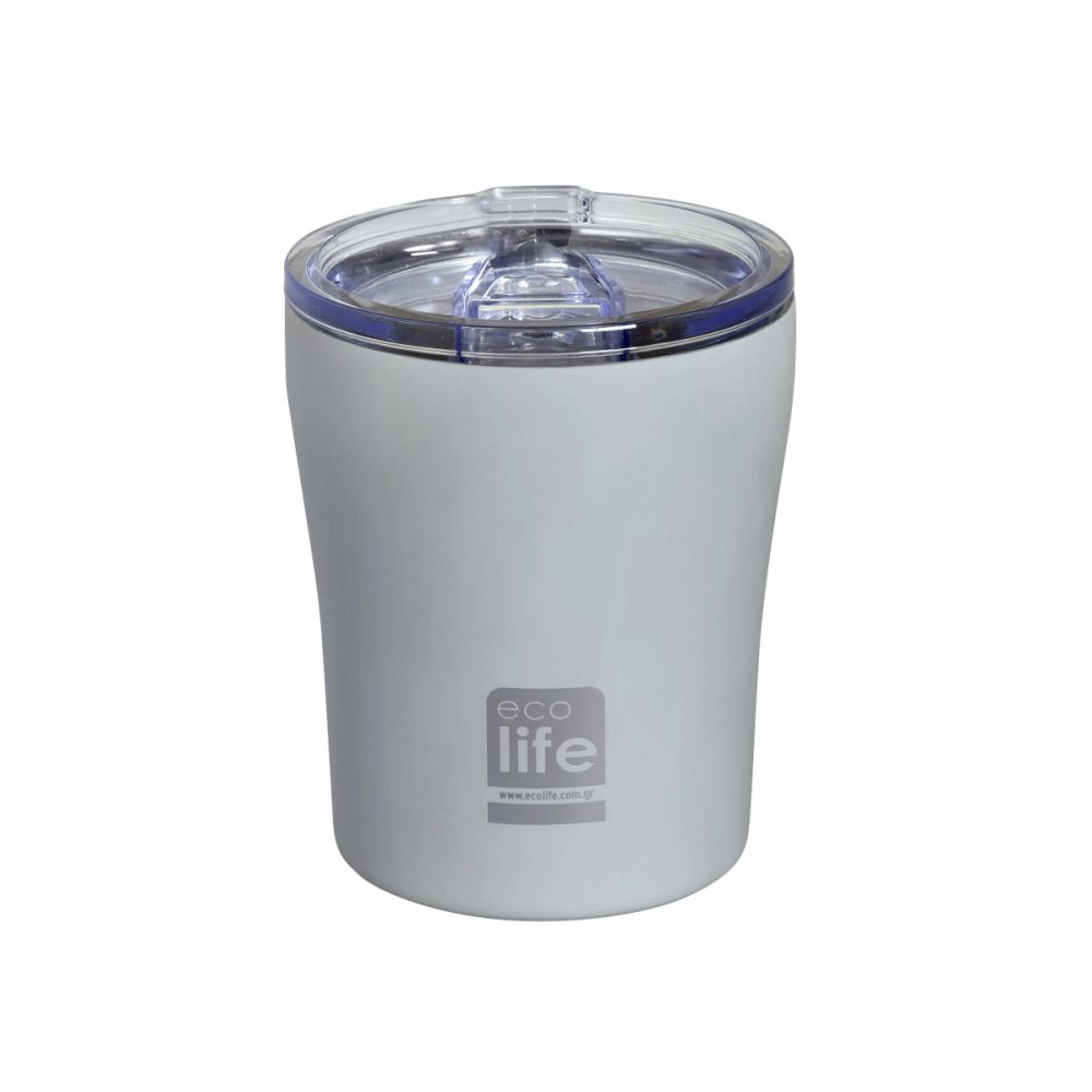 COFFEE THERMOS 300ML ΓΚΡΙ MATTE ECOLIFE