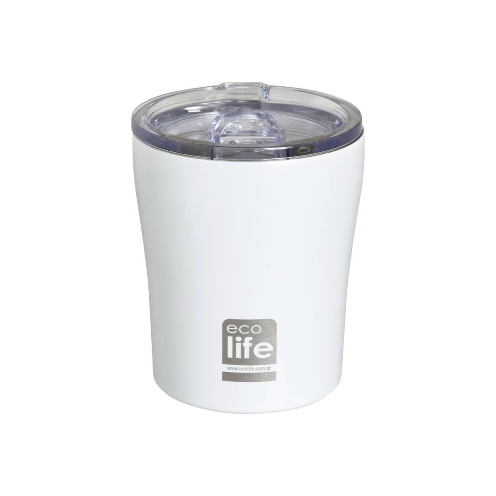 COFFEE THERMOS 300ML ΛΕΥΚΟ ECOLIFE