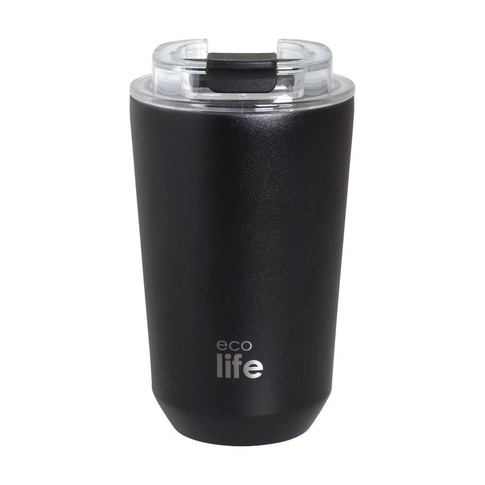COFFEE THERMOS 360ml PURE BLACK ECOLIFE