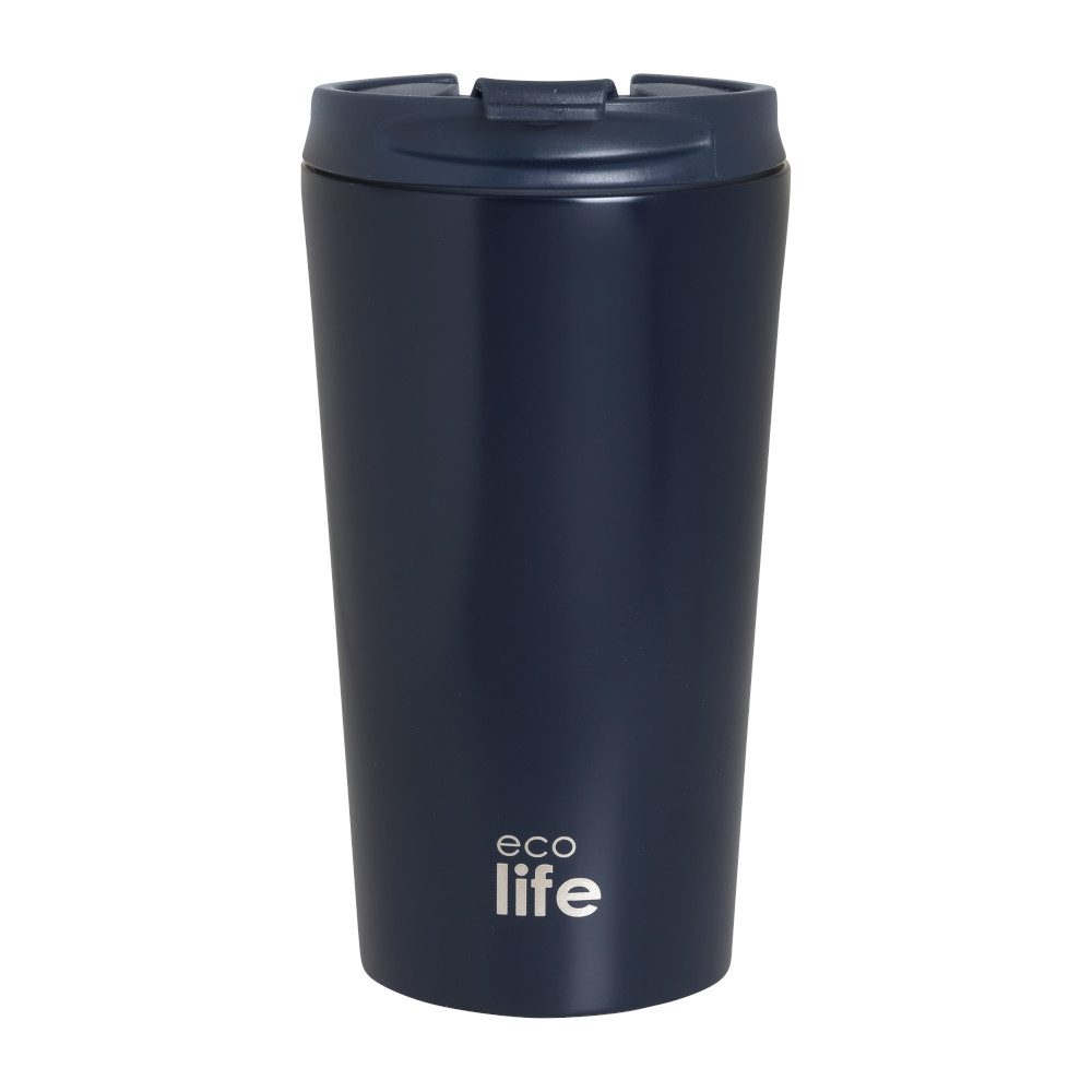 COFFEE THERMOS 370ml BLUE BLACK MATTE ECOLIFE