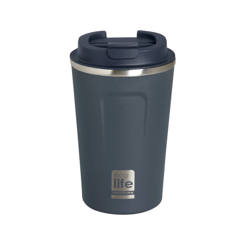 COFFEE THERMOS 370ml DARK BLUE ECOLIFE