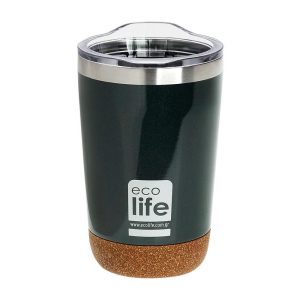 COFFEE THERMOS 370ml BLUE BLACK MATTE ECOLIFE