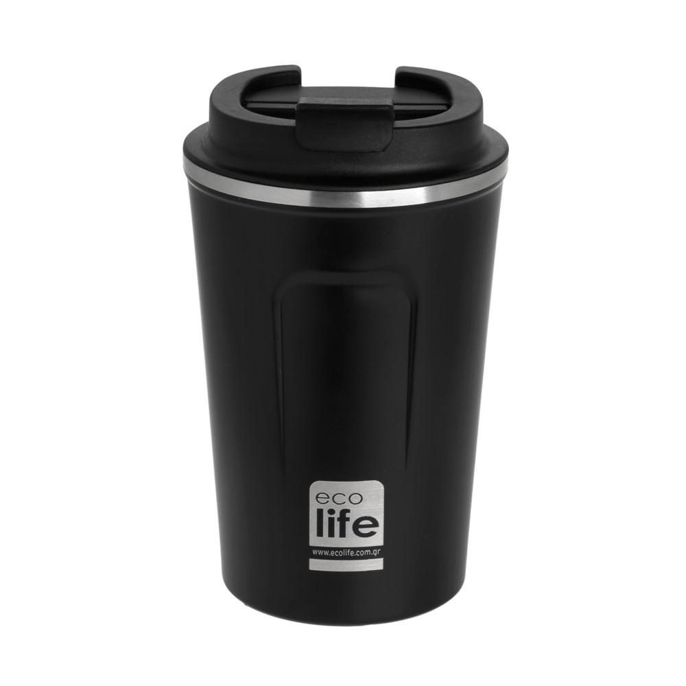 COFFEE THERMOS 370ml DARK GREY ECOLIFE