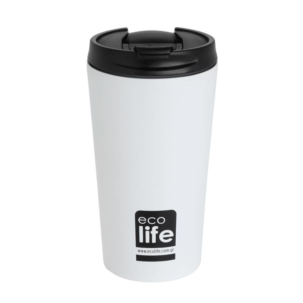 COFFEE THERMOS 370ml WHITE MATTE ECOLIFE