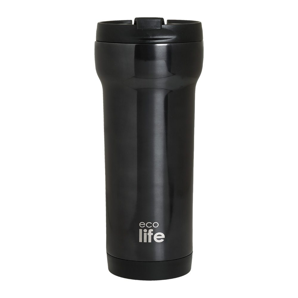 COFFEE THERMOS 420ml BLACK ECOLIFE