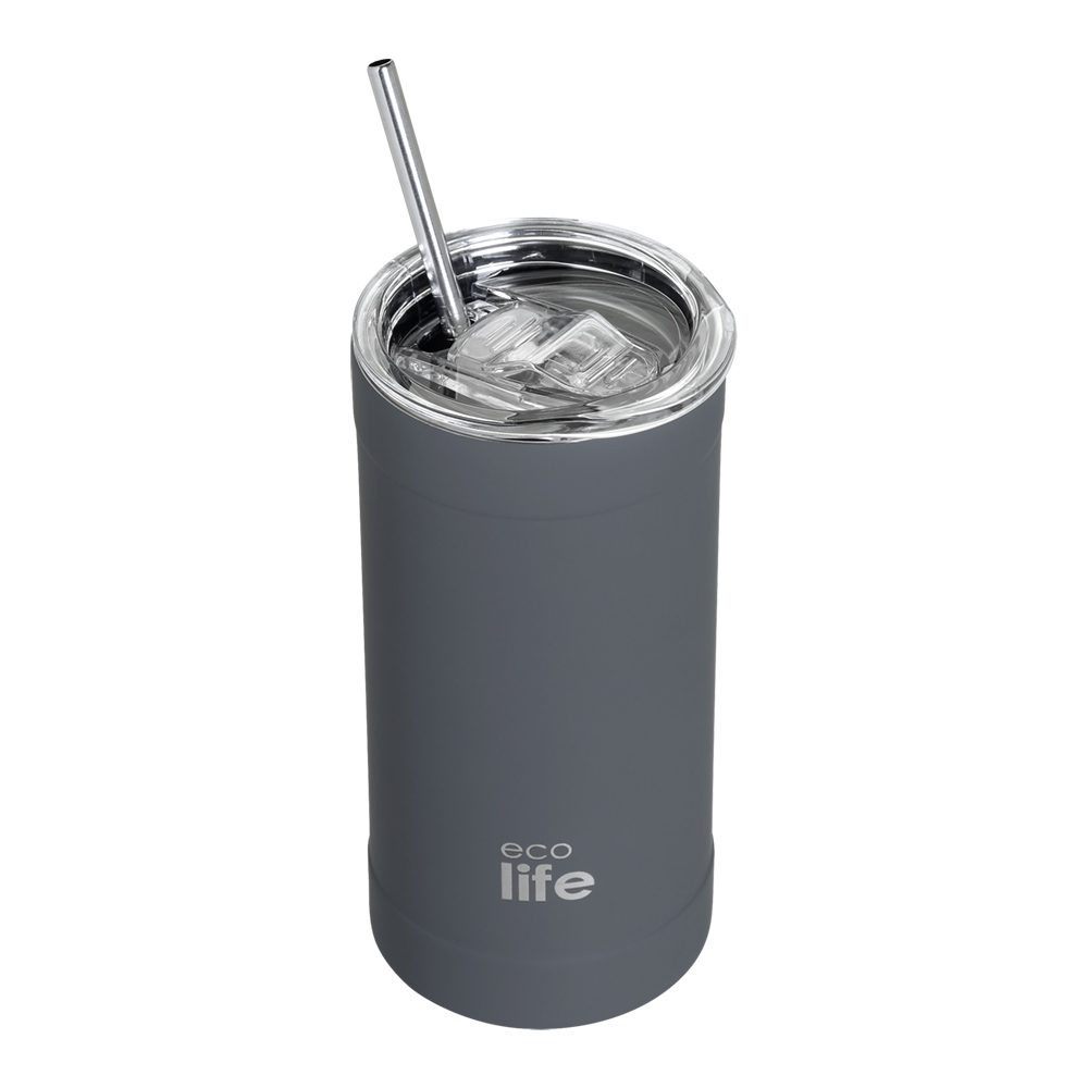 COFFEE THERMOS 500ML STONE GREY ECOLIFE