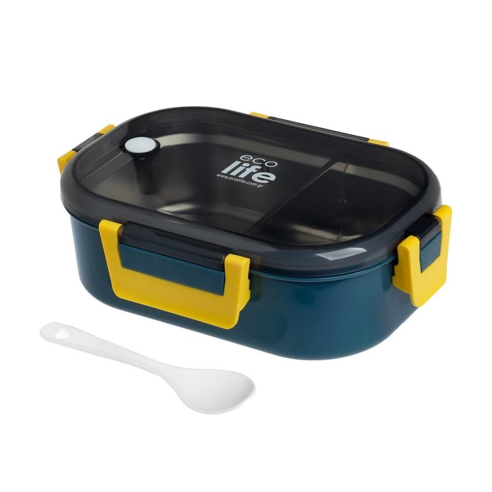 ΦΑΓΗΤΟΔΟΧΕΙΟ ΜΕ ΧΩΡΙΣΜΑ 900ml BLUE ECOLIFE
