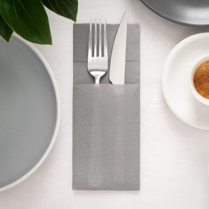 BOOK FOLD ΧΑΡΤΟΠΕΤΣΕΤΑ 30Χ40 SPUNLACE ΑΝΟΙΧΤΟ ΓΚΡΙ 50τεμ