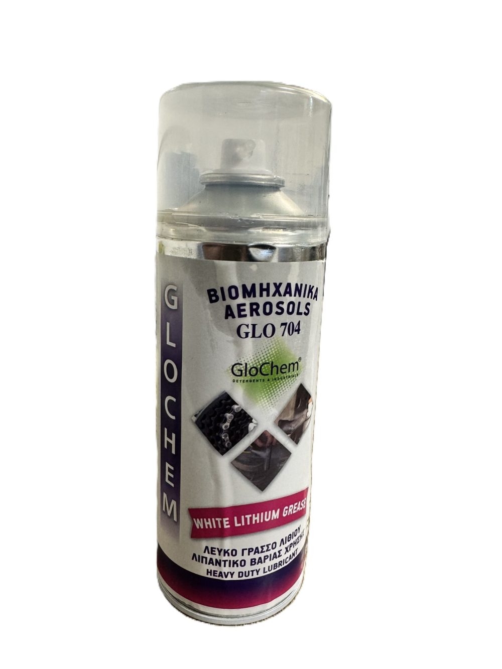 GLO 704 SPRAY ΛΙΠΑΝΤΙΚΟ - ΛΕΥΚΟ ΓΡΑΣΣΟ ΛΙΘΙΟΥ 400ml