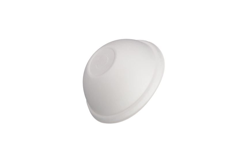 ΚΑΠΑΚΙ ΑΠΟ ΖΑΧΑΡΟΚΑΛΑΜΟ ΜΠΟΜΠΕ ΛΕΥΚΟ 90mm 14oz-16oz 50τεμ (DL90)