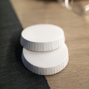 ΚΑΠΑΚΙ ΧΑΡΤΙΝΟ ΠΟΤΗΡΙΩΝ 80mm 8oz-12oz 50τεμ ΛΕΥΚΟ