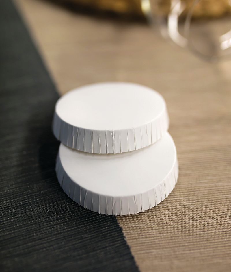 ΚΑΠΑΚΙ ΧΑΡΤΙΝΟ ΠΟΤΗΡΙΩΝ 90mm 14oz-16oz 50τεμ ΛΕΥΚΟ