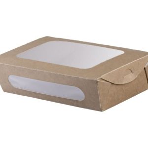 ΚΟΥΤΙ ΦΑΓΗΤΟΥ HIGH DOUBLE BURGER 22,5x13,5x12cm (ΟΝΤΟΥΛΕ)100τεμ