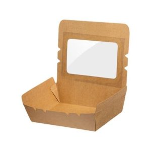 ΚΟΥΤΙ ΦΑΓΗΤΟΥ KRAFT 29x17x5x8,5cm DURA 100τεμ