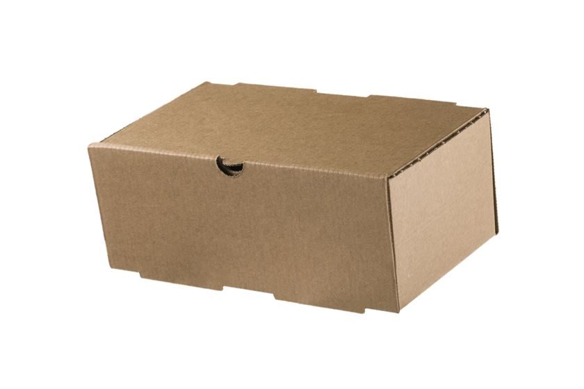 ΚΟΥΤΙ ΦΑΓΗΤΟΥ KRAFT DOUBLE BURGER 22x13x9cm (ΟΝΤΟΥΛΕ)100τεμ