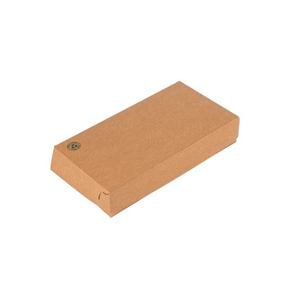 ΚΟΥΤΙ ΜΕΣΑΙΟ ΚΑΛΑΜΑΚΙ POLYKRAFT PLASTIC FREE 25x13x4,5cm 100τεμ