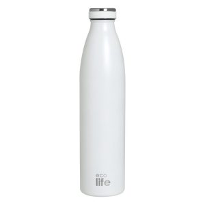 ΜΕΤΑΛΛΙΚΟ ΜΠΟΥΚΑΛΙ ΘΕΡΜΟΣ 1lt SLIM BLACK ECOLIFE