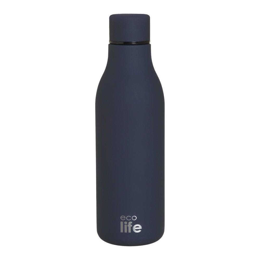 ΜΕΤΑΛΛΙΚΟ ΜΠΟΥΚΑΛΙ ΘΕΡΜΟΣ 550ml MIDNIGHT BLUE ECOLIFE