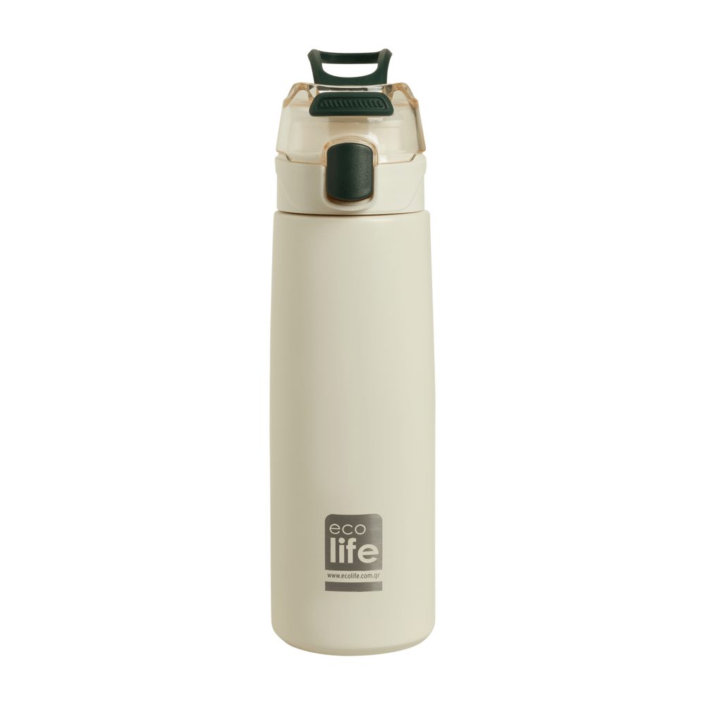 ΜΕΤΑΛΛΙΚΟ ΜΠΟΥΚΑΛΙ ΘΕΡΜΟΣ 550ml WHITE ΜΕ INFUSER ECOLIFE