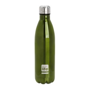 ΜΕΤΑΛΛΙΚΟ ΜΠΟΥΚΑΛΙ ΘΕΡΜΟΣ 750ml GREEN ECOLIFE