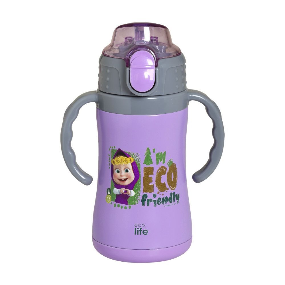 ΠΑΙΔΙΚΟ ΜΠΟΥΚΑΛΙ ΘΕΡΜΟΣ 300ml MASHA-ECO FRIENDLY (LILAC) ECOLIFE