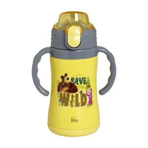ΜΕΤΑΛΛΙΚΟ ΜΠΟΥΚΑΛΙ ΘΕΡΜΟΣ 500ml VASILIKI ECOLIFE