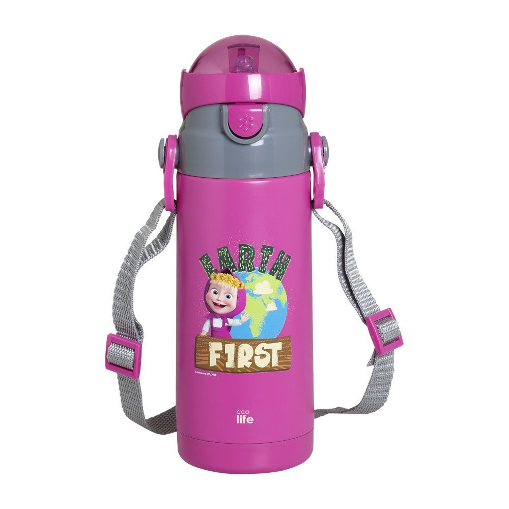 ΠΑΙΔΙΚΟ ΜΠΟΥΚΑΛΙ ΘΕΡΜΟΣ 400ml MASHA-EARTH FIRST (MAGENTA) ECOLIFE
