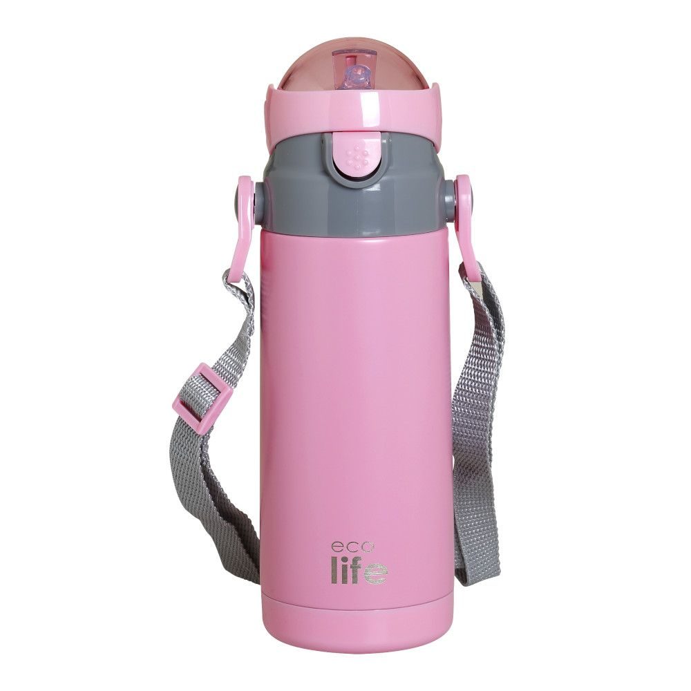 ΠΑΙΔΙΚΟ ΜΠΟΥΚΑΛΙ ΘΕΡΜΟΣ 400ml PINK ECOLIFE ΠΑΙΔΙΚΟ ΜΠΟΥΚΑΛΙ ΘΕΡΜΟΣ 400ml PINK ECOLIFE