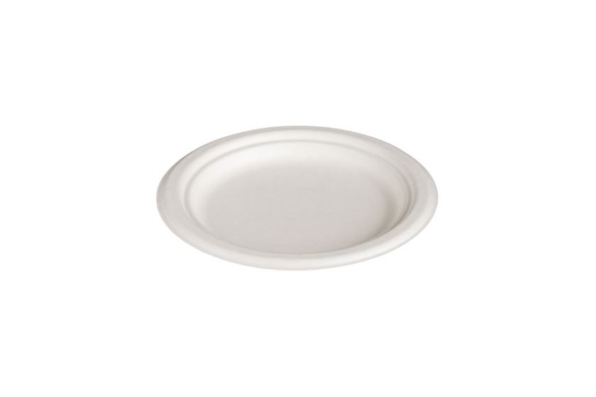 ΠΙΑΤΟ ΣΤΡΟΓΓΥΛΟ ΑΠΟ ΖΑΧΑΡΟΚΑΛΑΜΟ 18cm 50τεμ