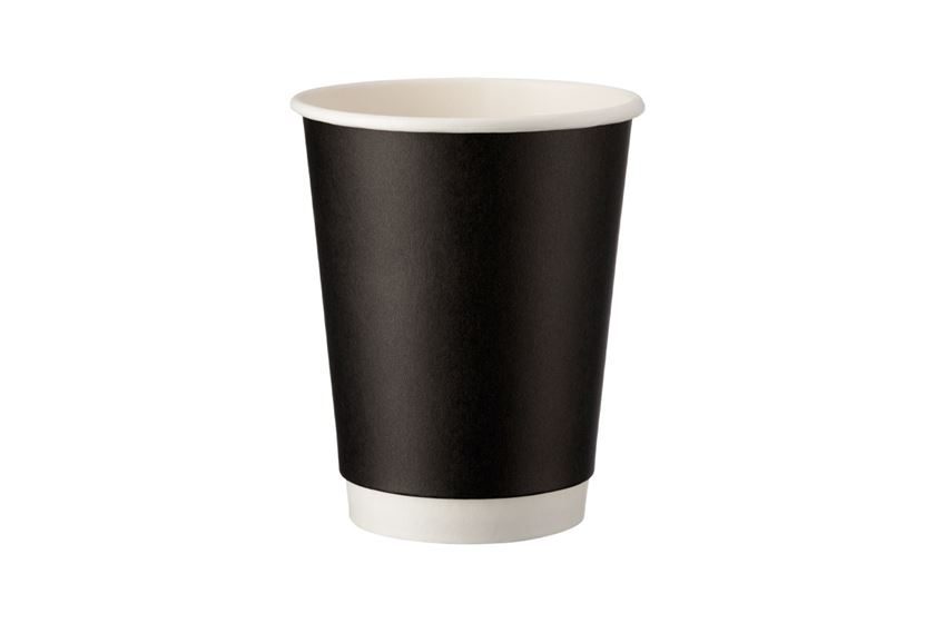 ΠΟΤΗΡΙ ΧΑΡΤΙΝΟ 14oz ΜΑΥΡΟ 2wall 25τεμ