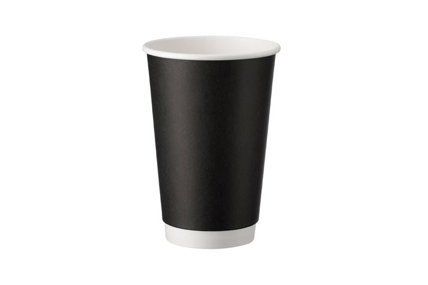 ΠΟΤΗΡΙ ΧΑΡΤΙΝΟ 16oz ΜΑΥΡΟ 2wall 25τεμ.