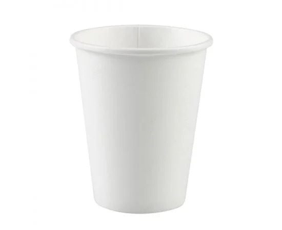 ΠΟΤΗΡΙ ΧΑΡΤΙΝΟ 8oz ΜΟΝΟΤΟΙΧΟ ΛΕΥΚΟ 50τεμ