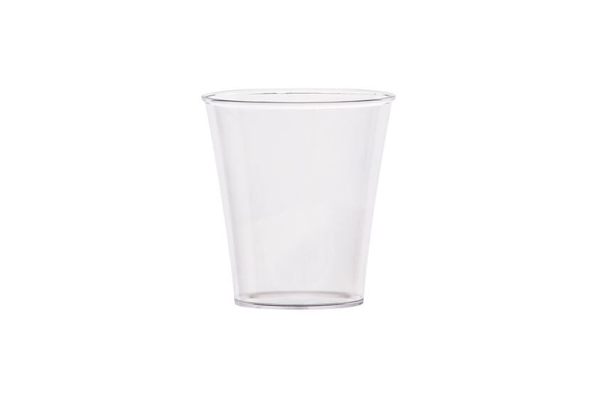 ΠΟΤΗΡΙ ΠΛΑΣΤΙΚΟ CRYSTAL (PS) ΣΩΛΗΝΑΣ ΚΟΝΤΟ 25cl-250ml 10τεμ.