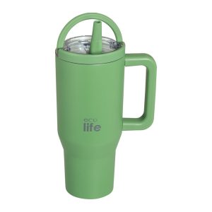 ΠΟΤΗΡΙ ΘΕΡΜΟΣ ΜΕ ΚΑΛΑΜΑΚΙ 900ml 2HANDLES CRANBERRY ECOLIFE