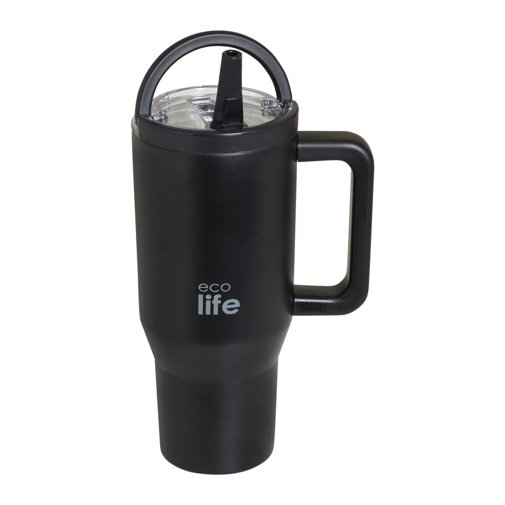 ΠΟΤΗΡΙ ΘΕΡΜΟΣ ΜΕ ΚΑΛΑΜΑΚΙ 900ml 2HANDLES RICH BLACK ECOLIFE