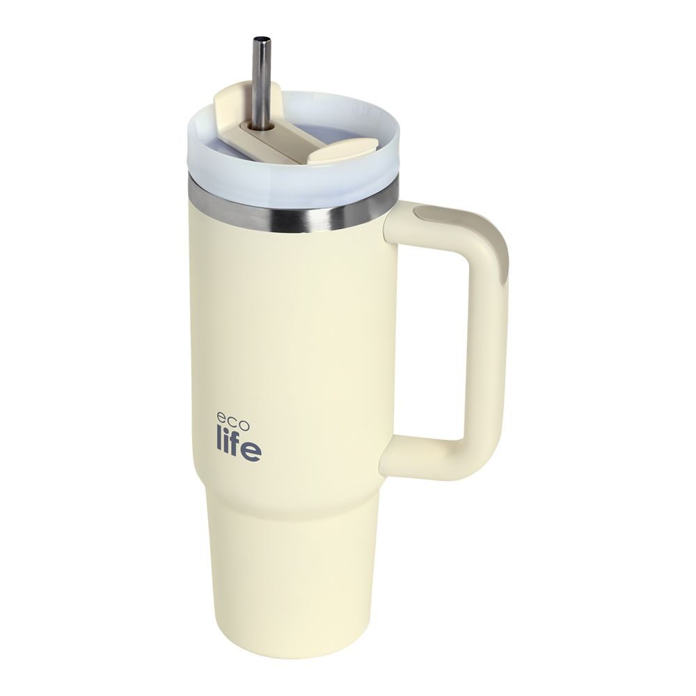 ΠΟΤΗΡΙ ΘΕΡΜΟΣ ΜΕ ΚΑΛΑΜΑΚΙ 900ml CREAM ECOLIFE