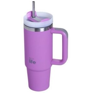 ΠΟΤΗΡΙ ΘΕΡΜΟΣ ΜΕ ΚΑΛΑΜΑΚΙ 900ml 2HANDLES CRANBERRY ECOLIFE