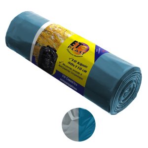 ΣΑΚΟΙ ΑΠΟΡΡΙΜΜΑΤΩΝ ΡΟΛΟ 500gr 10τεμ 80x110 ΜΠΛΕ