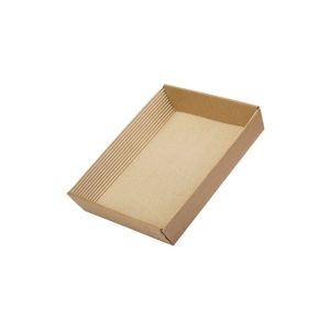 ΣΚΑΦΑΚΙ ΧΑΡΤΙΝΟ KRAFT 13oz DURA 10,6x6,8x4cm 100τεμ.