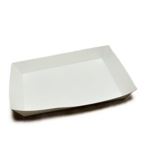 ΣΚΑΦΑΚΙ ΧΑΡΤΙΝΟ ΛΕΥΚΟ 22x15,5x3,5cm 100τεμ
