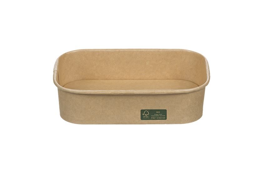 ΣΚΕΥΟΣ ΦΑΓΗΤΟΥ KRAFT ΠΑΡΑΛΛΗΛΟΓΡΑΜΟ WAGON 500ml (17,3x12x4,1cm) 50τεμ.