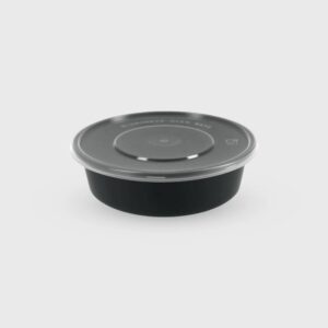 ΣΚΕΥΟΣ ΜΑΥΡΟ MICROWAVE PP RD500cc ΣΤΡΟΓΓΥΛΟ + ΚΑΠΑΚΙ 50τεμ ΘΑΛΑΣΣΙΝΟΣ