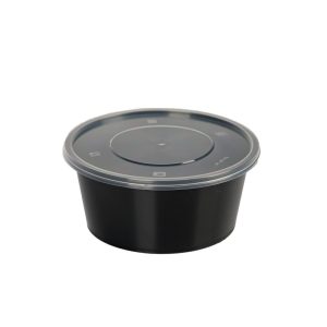 ΣΚΕΥΟΣ ΜΑΥΡΟ MICROWAVE OVAL CHERRY 1250cc + ΚΑΠΑΚΙ 50τεμ