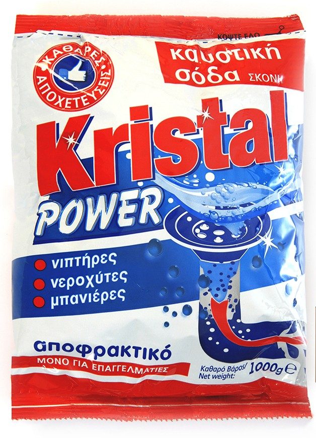 ΣΟΔΑ ΚΑΥΣΤΙΚΗ ΣΕ ΚΟΚΚΟΥΣ-ΠΟΤΑΣΑ 1 kg KRISTAL