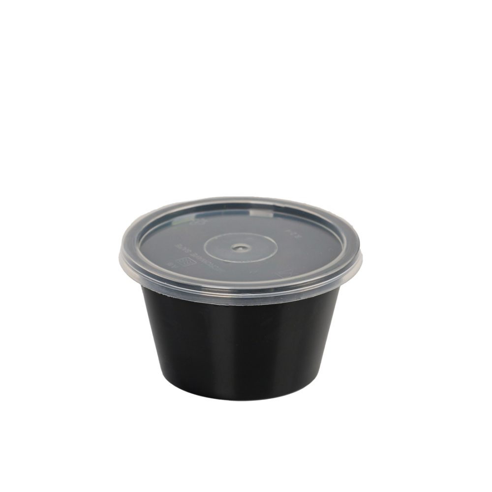 ΣΩΣΑΚΙ ΜΑΥΡΟ ΚΑΙ ΚΑΠΑΚΙ 120ml - 4oz 50τεμ