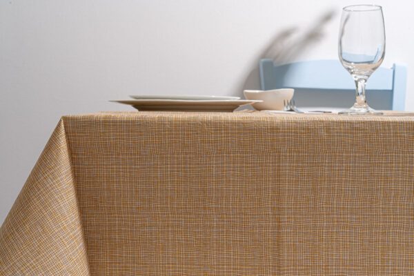 ΤΡΑΠΕΖΟΜΑΝΤΗΛΟ DAMA CANVAS ΚΡΕΜ/ΚΑΦΕ 1x1 150τεμ R-3628